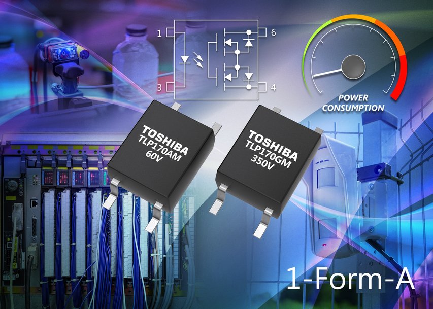 Toshiba’s New Photorelays with Low Trigger Current Contribute to Low Power Consumption in Battery-Powered Equipment
